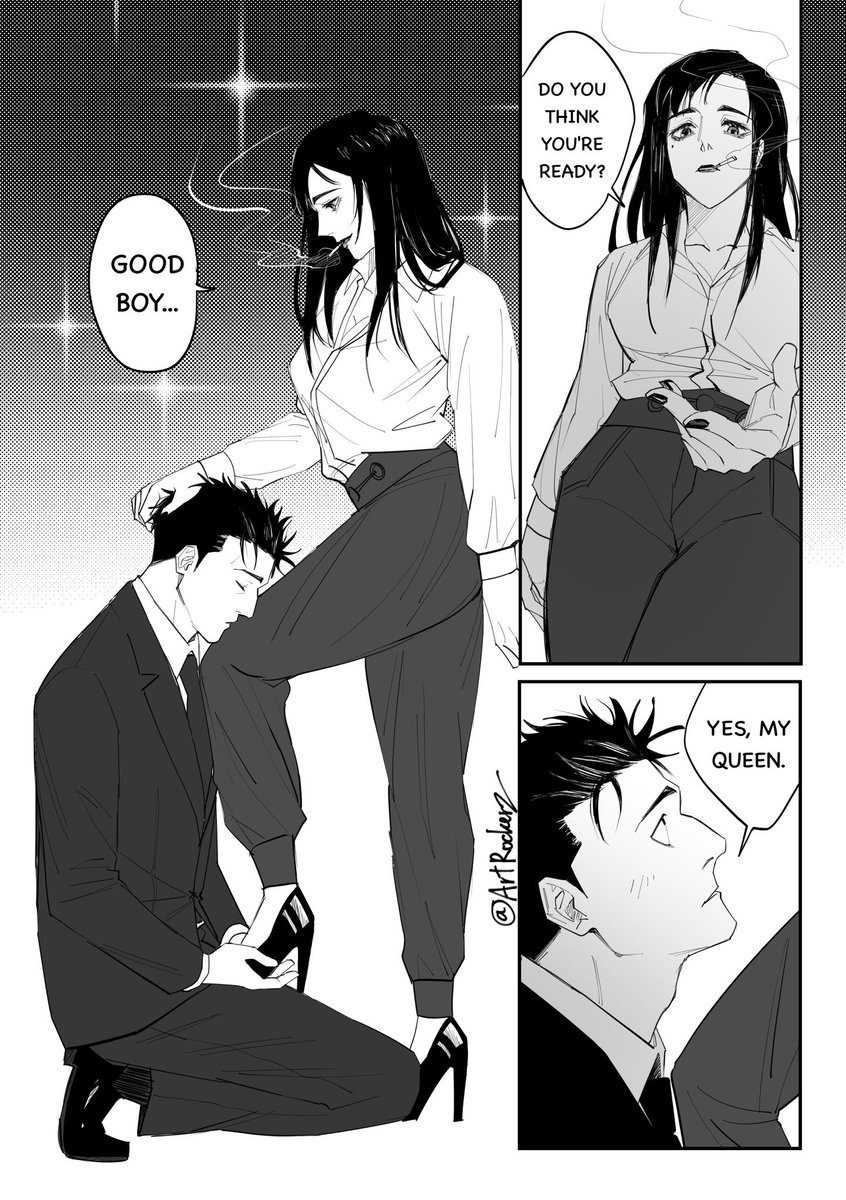 Artrockerz's tweet photo. I think people're getting the right image

btw I did it #Shoko x #Higuruma 

ps- I feel like X's acting weird on this post, let me post it again, i'll put reference in comment instead https://t.co/Nf31RMEewX