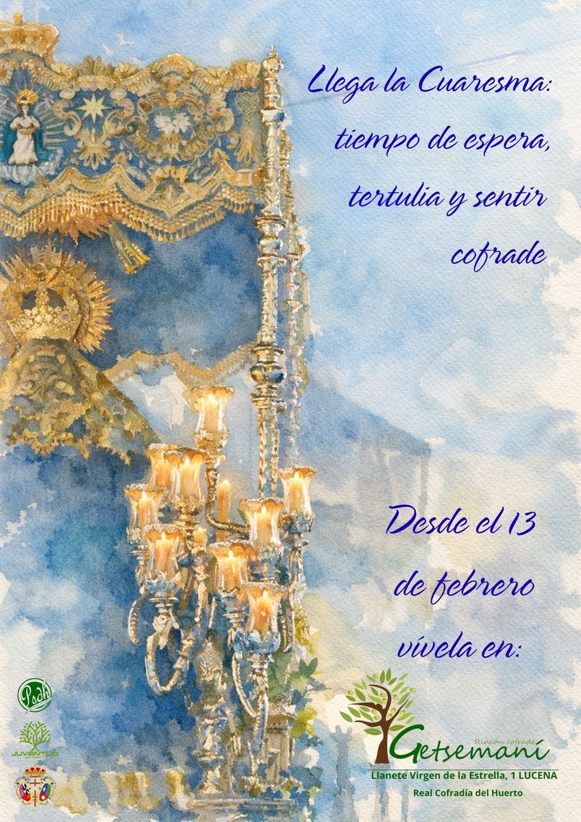 VOLVEMOS ! Las puertas de nuestro rincón cofrade se abren de nuevo para vivir una nueva #Cuaresma 
Te esperamos !