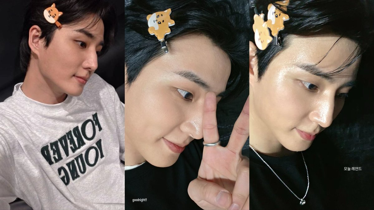 머리핀 꽂은 날은 필승애교셀카 들고오는거
너무 사랑스로미야 복복복