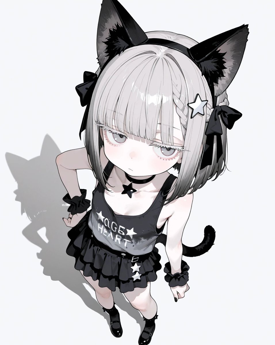 ame_aiii's tweet photo. 🤍🐈‍⬛

 #女の子イラスト  #AIart https://t.co/P4q8Z5sQrh