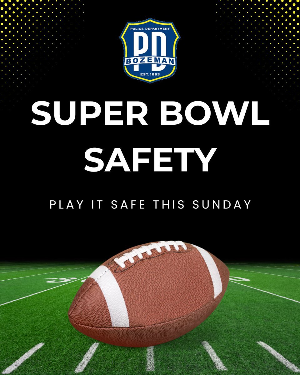 As you cheer on your team during Super Bowl LX today, don’t forget about safety! Travel carefully and plan for a sober ride. Want to know more about what we do to keep the community safe on a game weekend like this? Check out the BPD Data Dashboard at ow.ly/vh5W50Y957L.