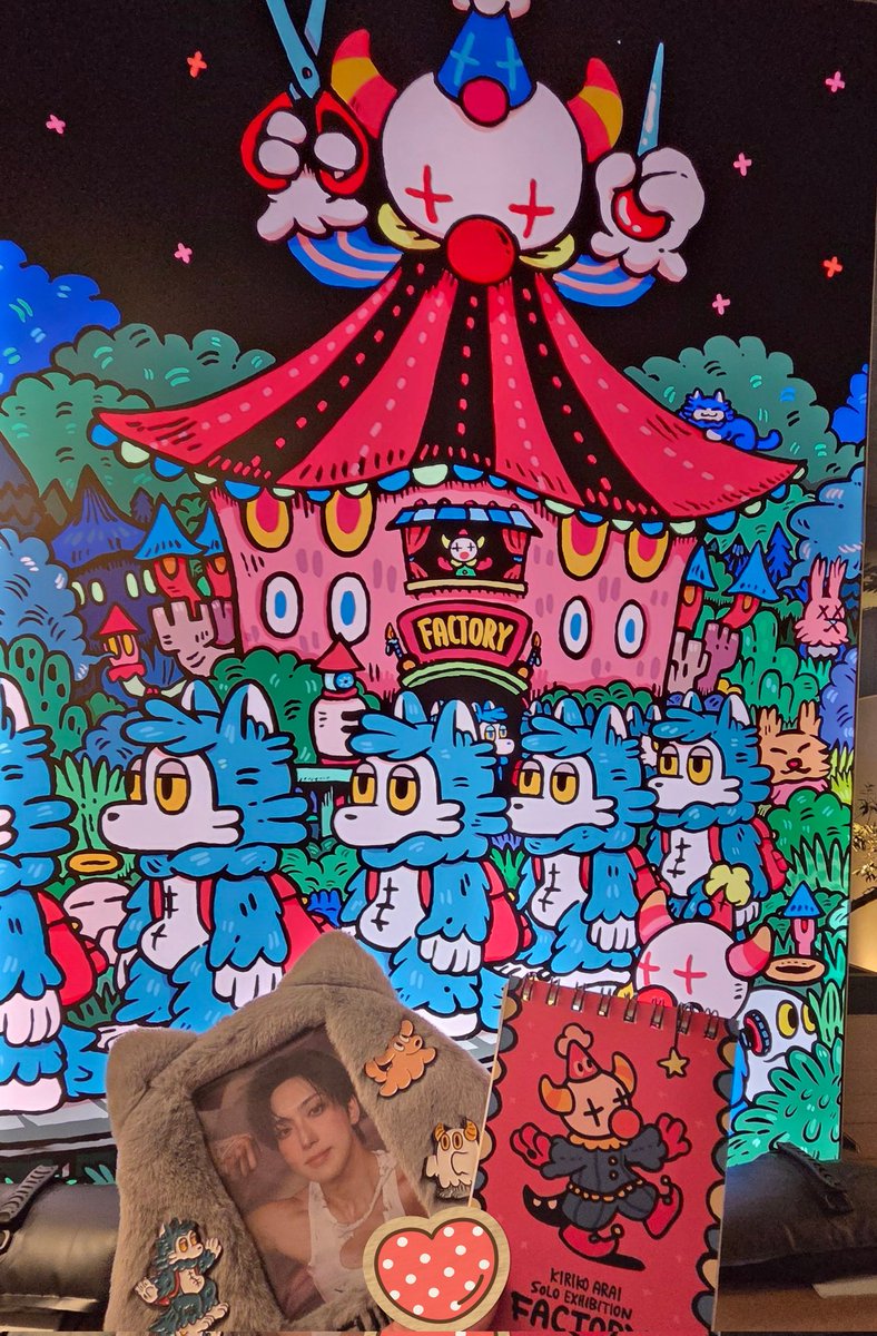 あらいきりこ先生の個展 ドローイングイベントへ🖌 シンプルな墨の線