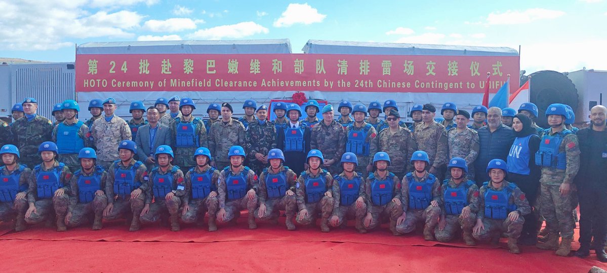 With two decades of dedication, Chinese peacekeepers in Lebanon have cleared two million square meters of minefields and removed over 18,000 landmines — all without a single accident or casualty.

Chinese peacekeepers in Lebanon do more than clear minefields. They've transformed