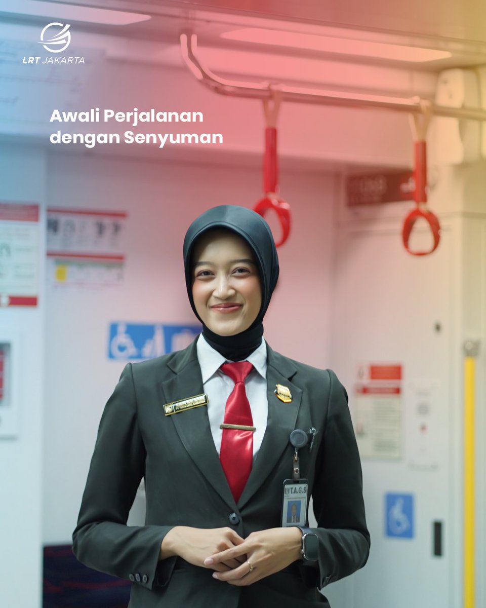 lrtjkt's tweet image. Senyuman bisa memberi energi positif sebelum hari benar-benar dimulai, membuat langkah terasa lebih ringan, dan perjalanan menjadi lebih nyaman.

Selalu awali harimu dengan memberikan senyuman terbaikmu yaa!

#NaikLRTJ #LRTJ #LRTJakarta