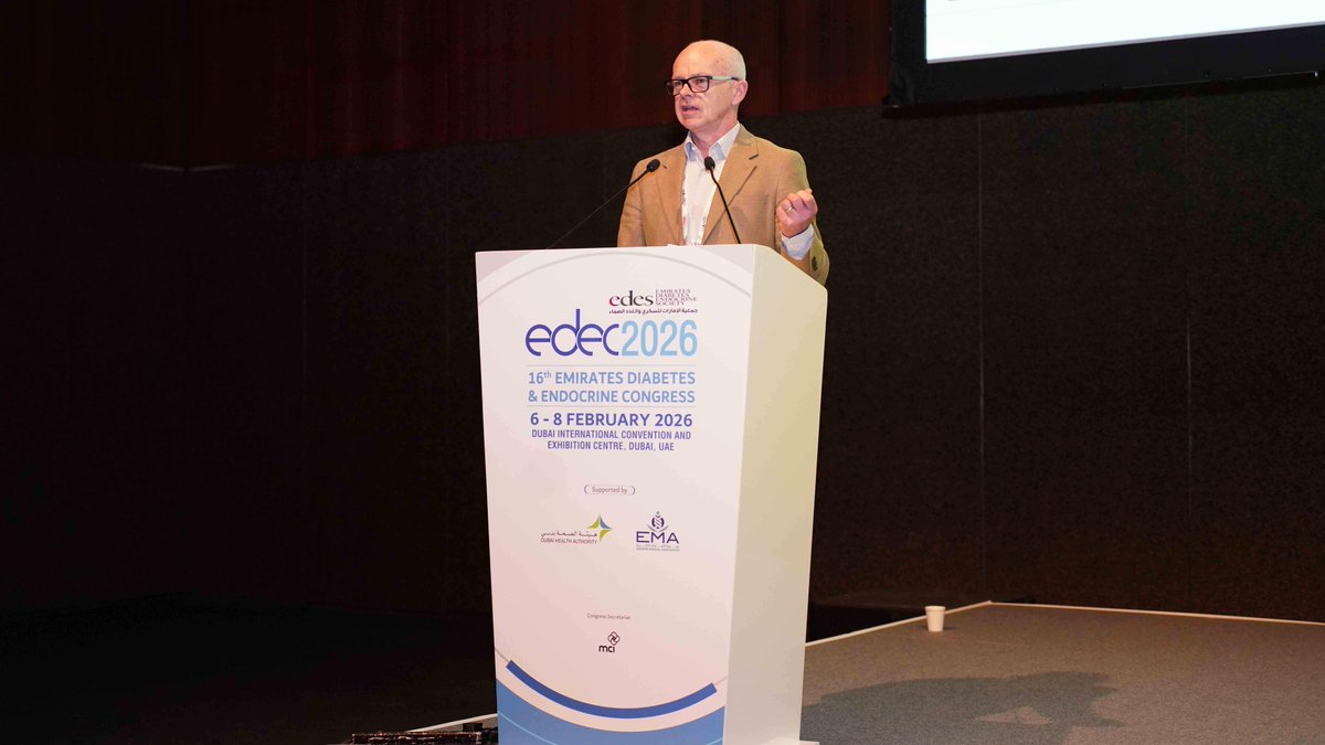 EmDiaSoc's tweet photo. Day 3 plenary sessions at #EDEC2026 explored the latest in obesity and diabetes management, metabolic bone disease, lifestyle interventions, and hot topics in T1D and T2D. 

#DiabetesCare #Endocrinology #HealthcareInnovation #Diabetes #Endocrine #MedicalEducation #Dubai https://t.co/URVIU01IXa
