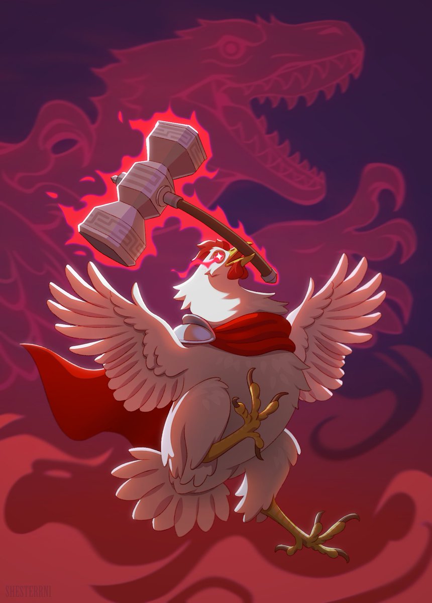 Shesterrni's tweet photo. power of primordial gods🐓 https://t.co/3H2cGdrWPf