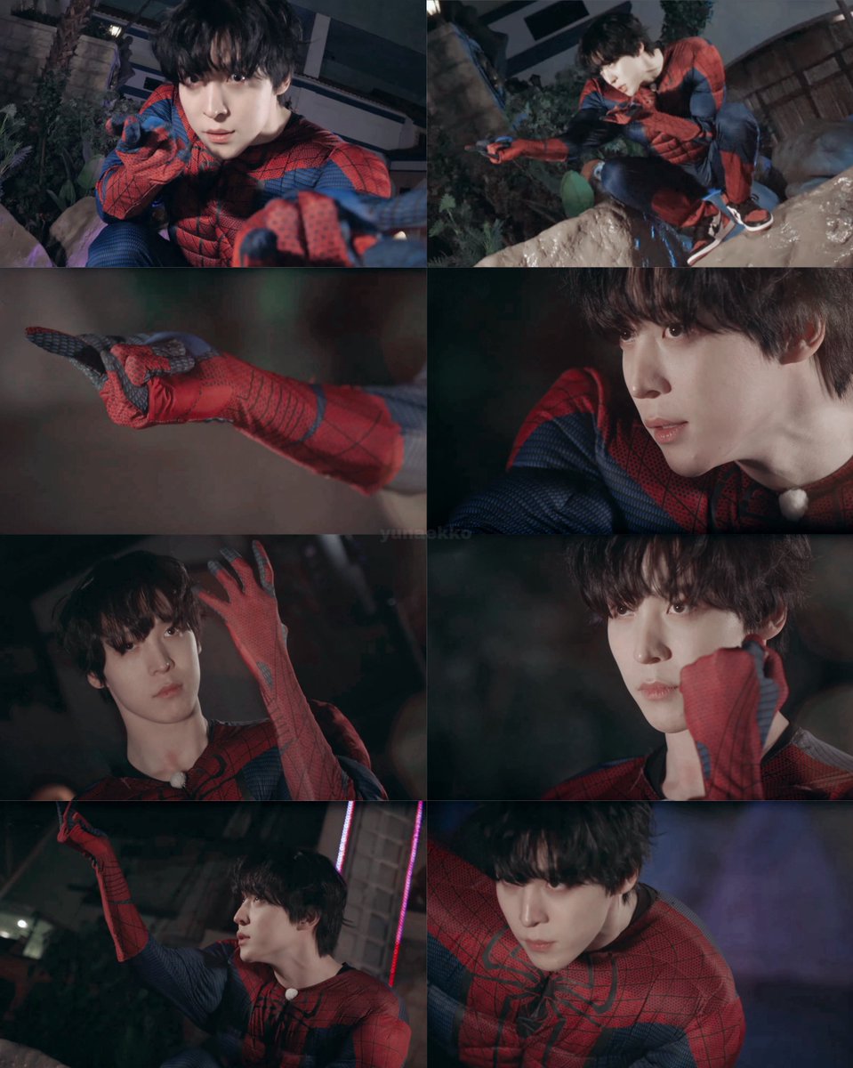 yunhopowerless_'s tweet photo. spiderman yunho 🕷️🕸️ https://t.co/nFOtTFfLx3