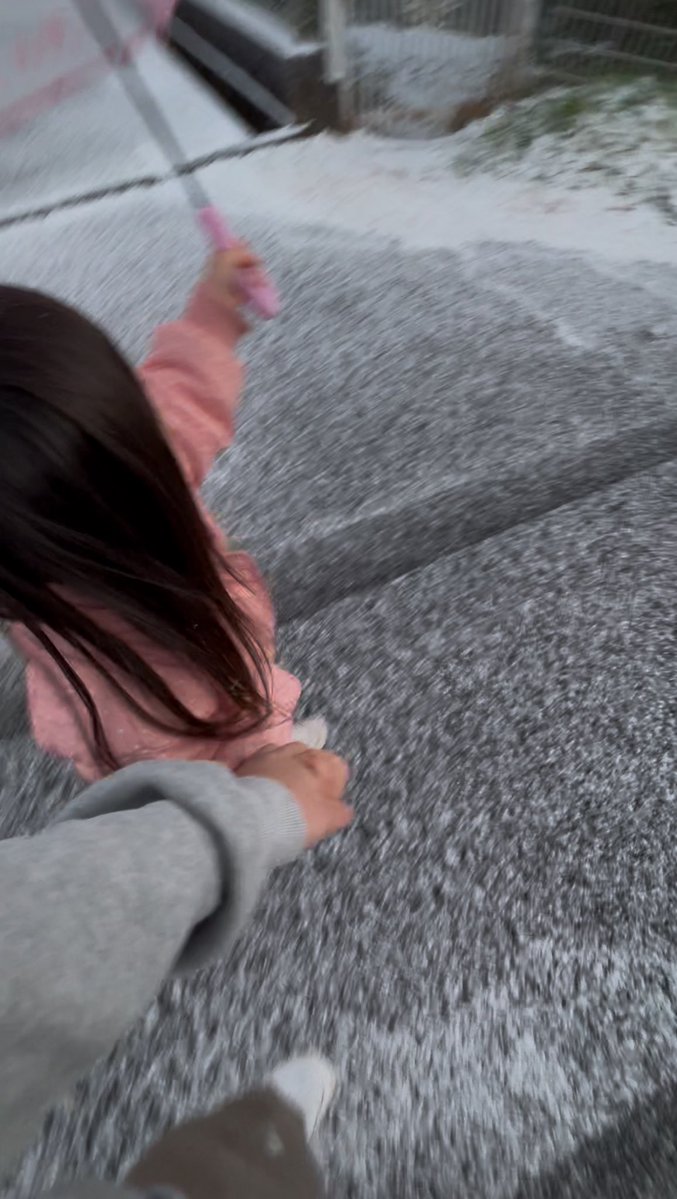 歩きながらゆーきやこんこんの歌がんばって歌ってました