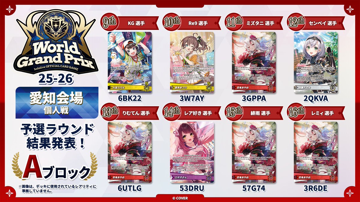 稲葉の白兎 PR 新潟グランプリ 決勝大会進出者 RRR仕様 世界16枚 ホロカ WGP25-26 愛知】 🎉大会本戦 （個人戦）Aブロック 大会結果速報