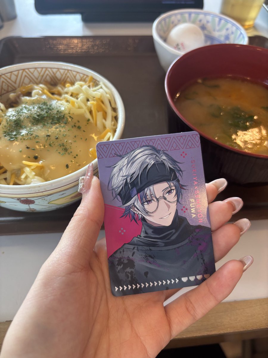 muu12276's tweet photo. てぃーずぎうどん🍽️
ふわっちゲット🫶🏻
ロレ出るまで食う

#すき家せめ4コラボ https://t.co/31x0tslU2R