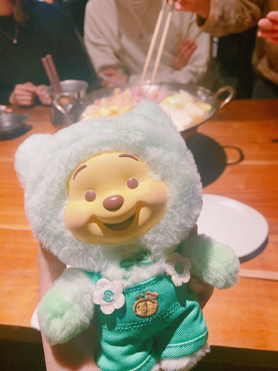 姉からの追加の誕プレ（⁉️）で貰ったプーちゃんあまりにも𝐿𝑜𝑣𝑒𝑙𝑦