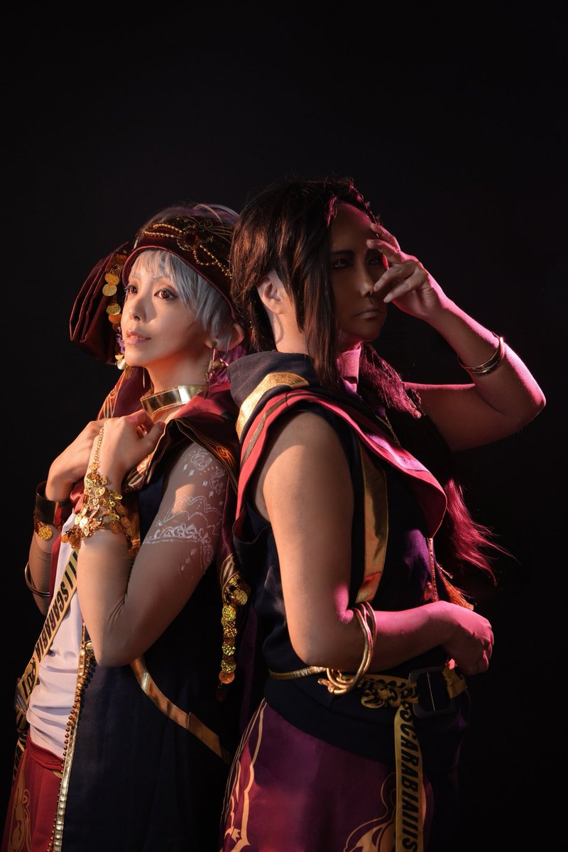 #きのあ仮装
#twstコスプレ

            SCARABIA
꧁————————꧂
The protection of light and the protection of darkness

🦦璃雨  🐍きのあ
photo ＆ Studio
(<a href="/studio_fuelu/">スタジオフーエル（コローレ9号店）</a>)