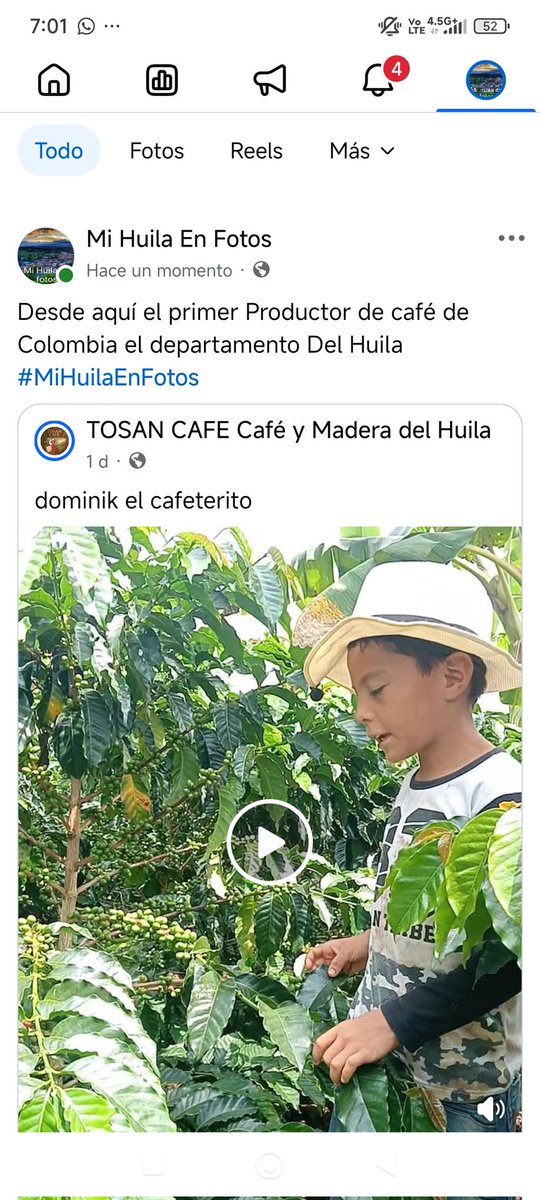 EnHuila's tweet photo. Desde aquí el primer Productor de café de Colombia el departamento Del Huila #MiHuilaEnFotos https://t.co/PwRyQhFPa4