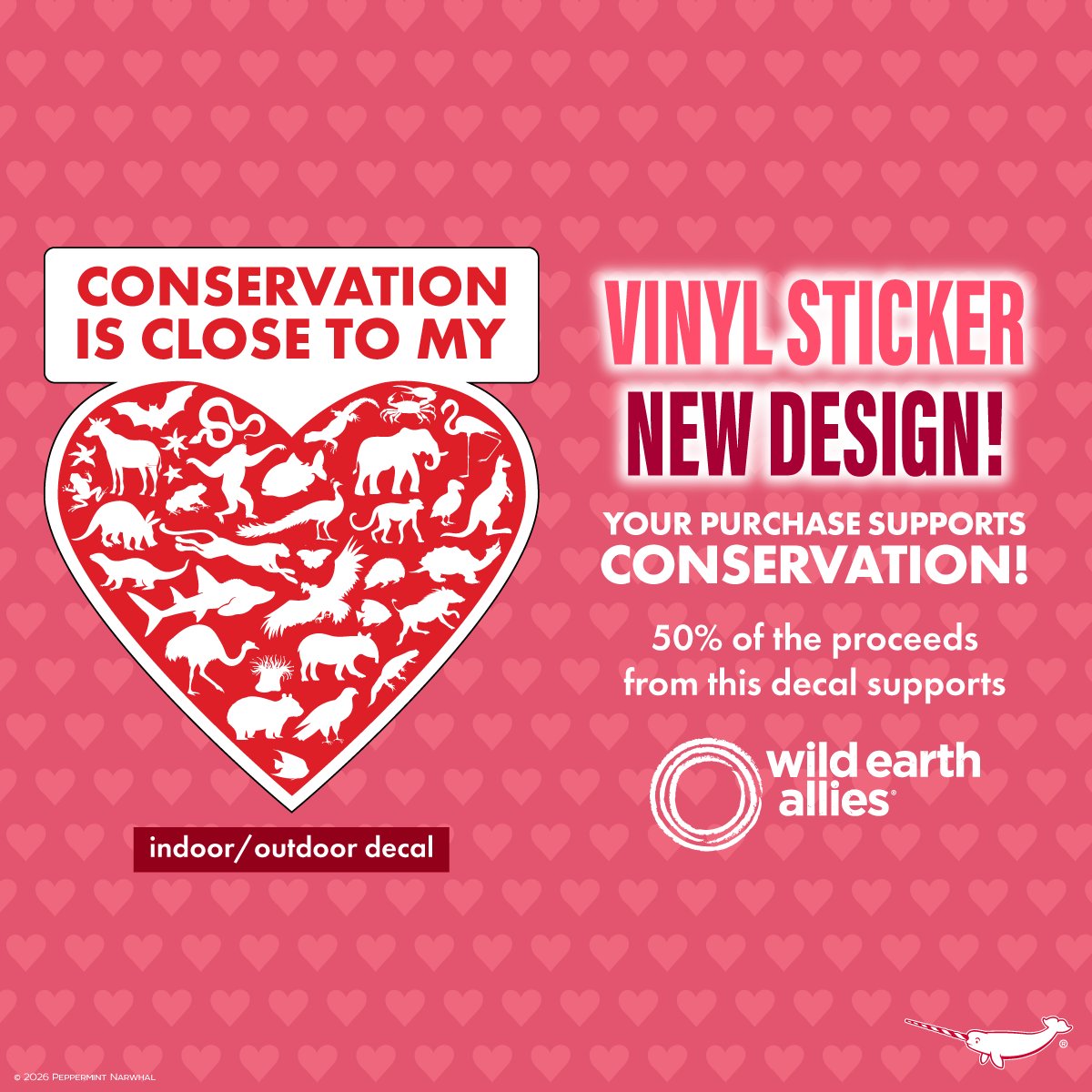 PepomintNarwhal's tweet image. Conservation Is Close To My Heart 
#VinylSticker - NEW Design!
Buy Now! peppermintnarwhal.com/s/search?q=sti… 

You purchase supports conservation. 50% of proceeds from this #decal supports Wild Earth Allies (@wildearthallies)