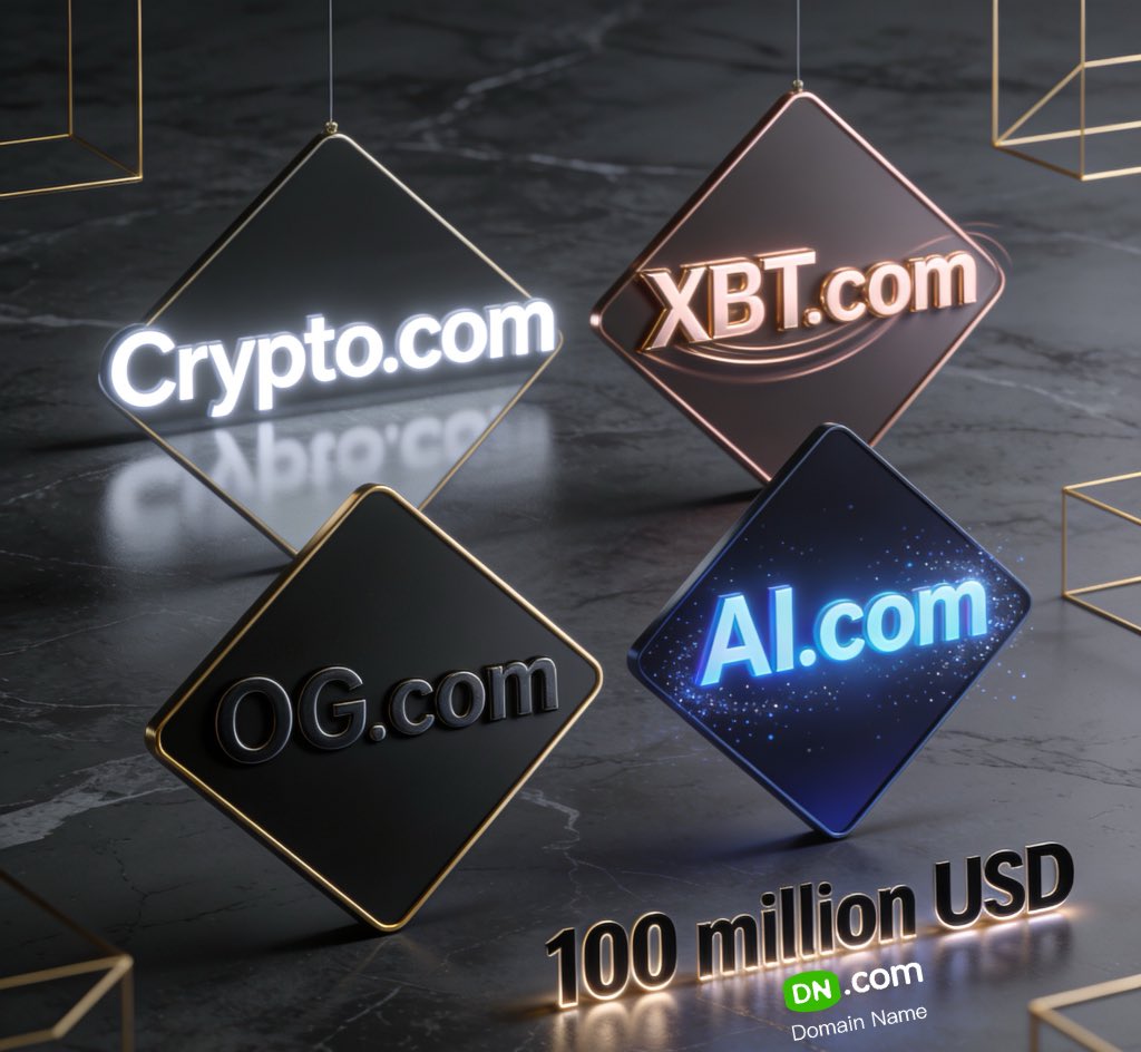 Congratulations to <a href="/kris/">Kris | ai.com</a>  for acquiring so many great domains over approximately $100 million: Crypto.com, XBT.com, OG.com, and now AI.com! 

These domains are almost all industry-specific or generic domains,