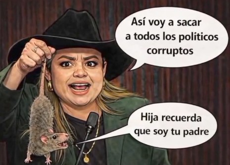Elbartooo19's tweet photo. @linamariagarri1 Ojalá le llegue esta imagen haber si sale a hablar de sus nexos con corruptos https://t.co/O9ibqUEGIp