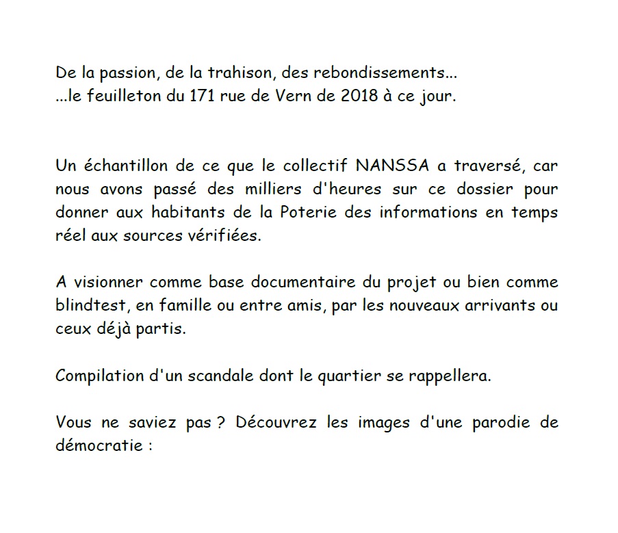 CollectifNanssa's tweet photo. #171ruedevern

https://t.co/yaEXT7SH2F https://t.co/T6cXQlbdUu