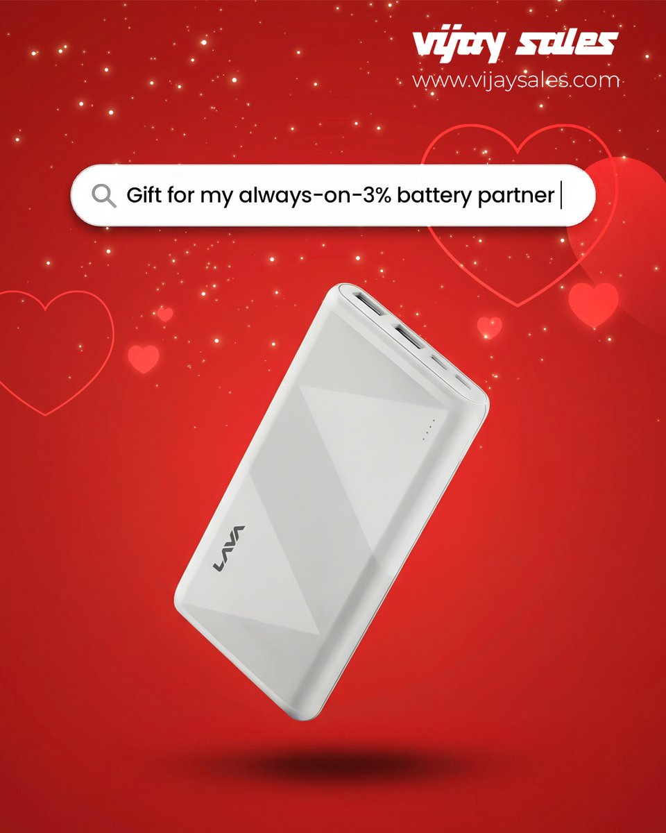 VijaySales's tweet photo. We made a gift guide based on your partner's habits. You're welcome! 😉
#VijaySales #ValentinesDay #ValentinesDaySale #SaleIsLive #GiftingIdeas #ElectronicsSale #Appliances #Gadgets #BestDeals #ShopSmart #ShopNow #BuyNow https://t.co/R4VHrz1xQE