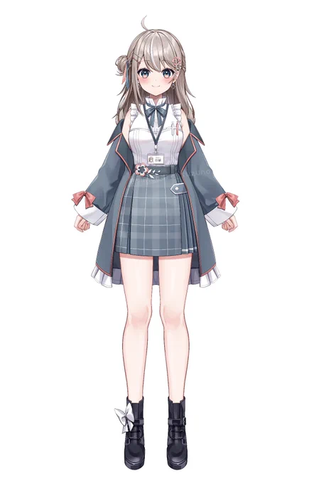 お知らせ 改めてVTuber春原すずの様のモデルイラスト制作&衣装デザインを担当させていただきました! 今から春の訪れがとても楽しみですね、一緒に応援していただけると嬉しいです #春原すずの