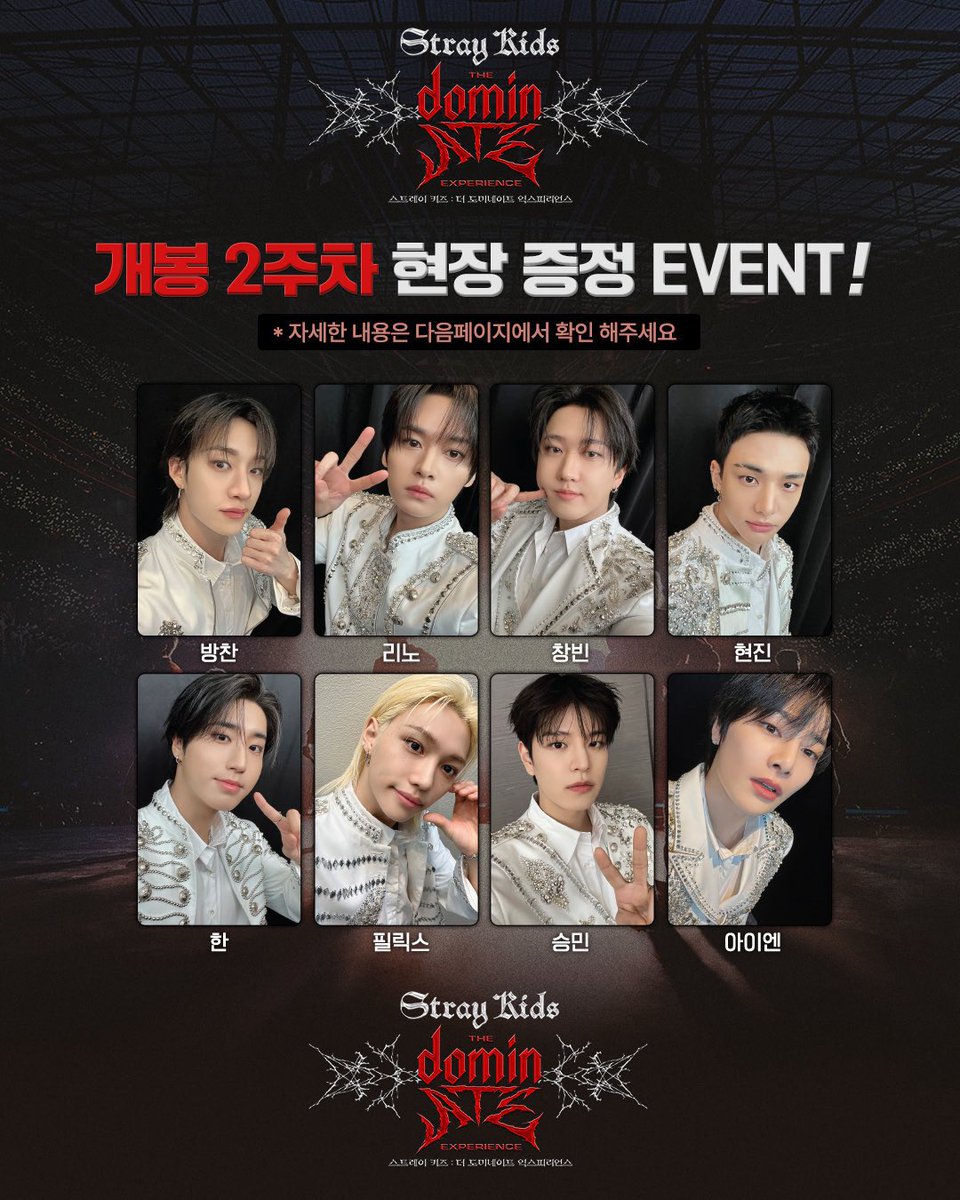 straykids スキズ dominATE Experience 映画 特典 1週目 2週目 トレカ