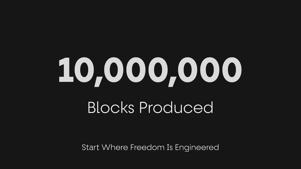 $QF Network just crossed 10 million blocks.

0.1s Block times. 12 days since Genesis.

The network is performing.
