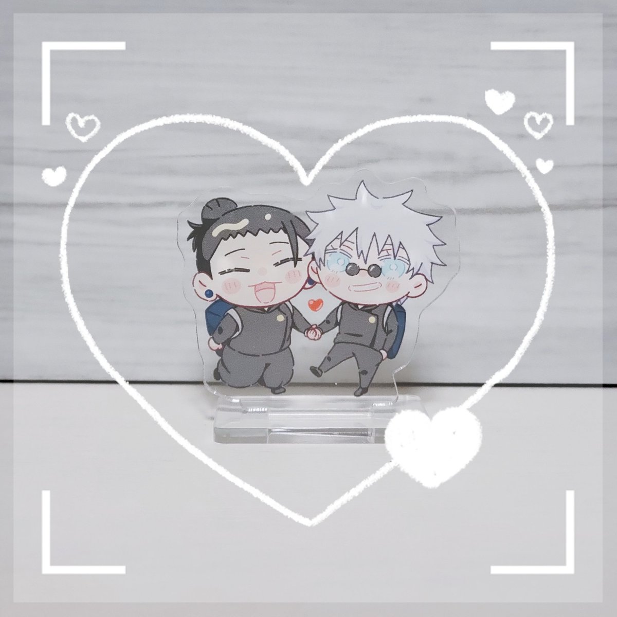 RAME(<a href="/53iekun/">ᴿᴬᴹᴱ</a>)さんのプレゼント企画に当選してめちゃヵヮみに五夏アクスタをお迎えしました🩵💛
全てが可愛すぎて震えが止まらない！！
ℓσνє♡ℓσνє五夏を毎日ﾆﾔﾆﾔしながら見れる…幸せ……大切にします😭❤️
素敵な企画をありがとうございました🙏