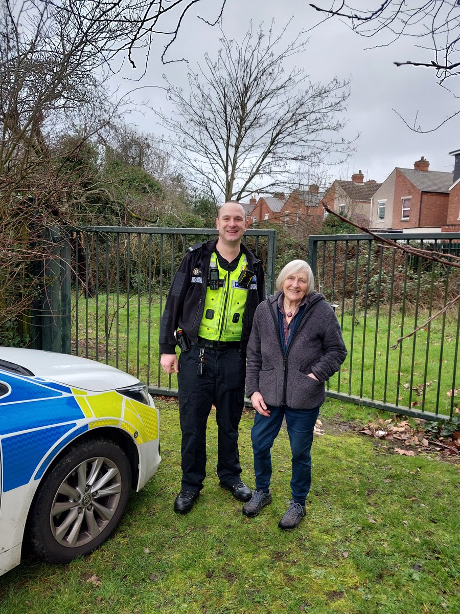 Officers have been out today in Lower Stoke with members from local neighbourhood watch.