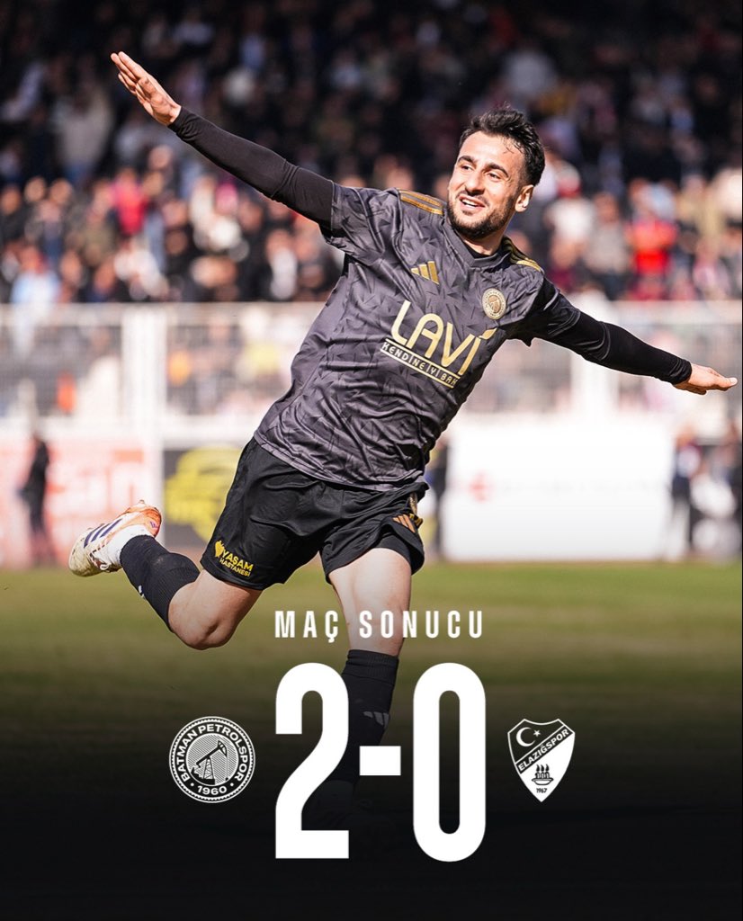 Petrolspor’umuzu Elazığ karşısında elde ettiği anlamlı galibiyetten dolayı tebrik ediyoruz. Sahada ortaya konan mücadele ve azim, camiamıza büyük bir gurur yaşatmıştır. Başta teknik heyetimiz ve futbolcularımız olmak üzere, büyük destekleriyle her zaman yanımızda olan