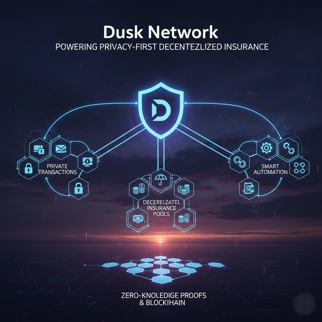 Decentralized insurance promises transparency and fairness, but privacy remains a major challenge. Dusk Network is addressing this gap by bringing zero-knowledge technology to on-chain insurance models. With privacy-preserving smart contracts, sensitive data like identities,