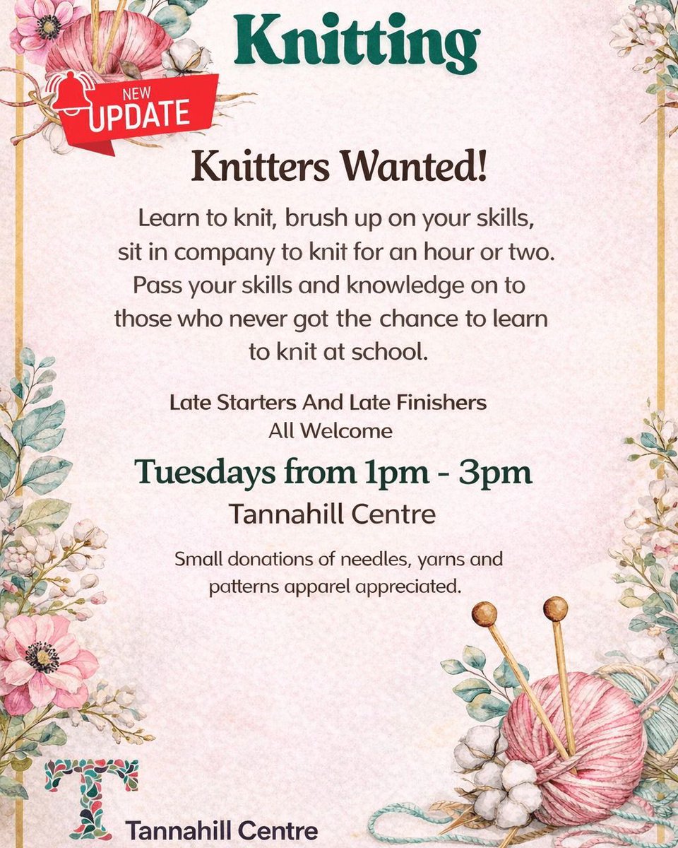 Tannahill Centre tweet media