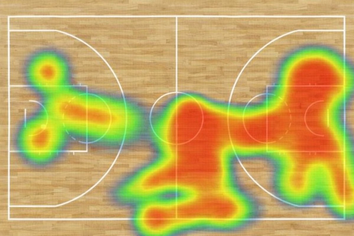 Mapa de calor del partido: