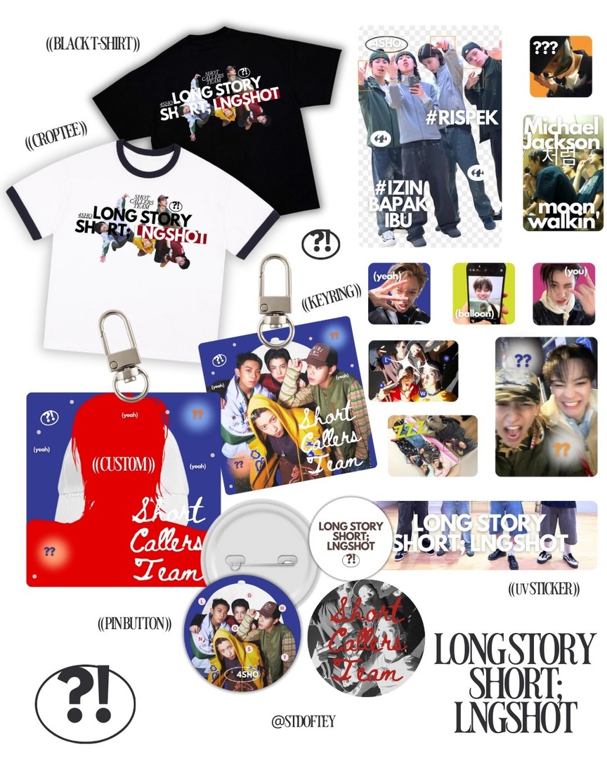 lngshotfess's tweet photo. lng! interest check . . . . 🔜🪽 

Hi, I'm planning to open pre-orders for these Long Story Short; LNGSHOT. If you are willing to be tagged and interested, please drop ur username🫧

croptee_tshirt_sticker_keyring_pinbutton https://t.co/JPhEHIe3eS