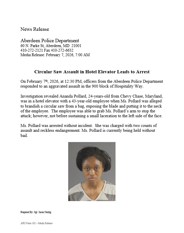 Aberdeen Police Department, MD tweet media