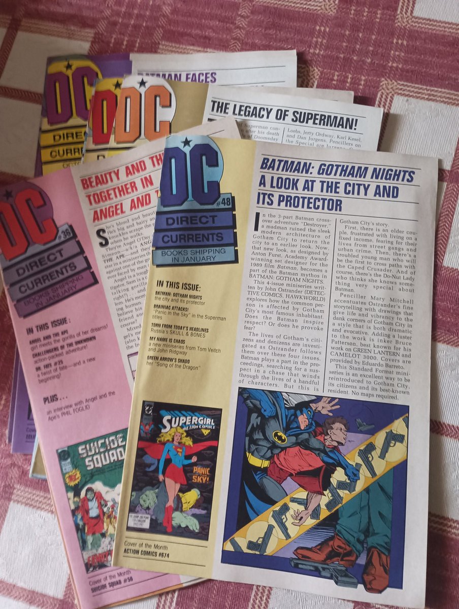 JimanEsbirro's tweet photo. Los checklist #DirectCurrents eran una maravilla para aquellos lectores que nos enamoramos de #DCComic gracias a Zinco https://t.co/vvwG6sVF4m