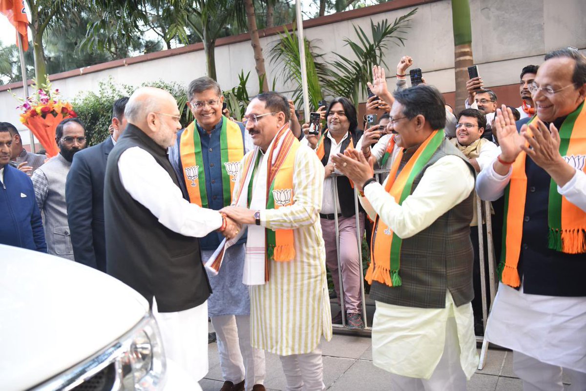 February 8, 2025, the day Delhi chose a new destiny.

One year ago, Delhi broke free from decades of misgovernance. This historic return of the BJP after 27 years was only made possible under the visionary leadership of Hon’ble Prime Minister Shri <a href="/narendramodi/">Narendra Modi</a> ji, and by the