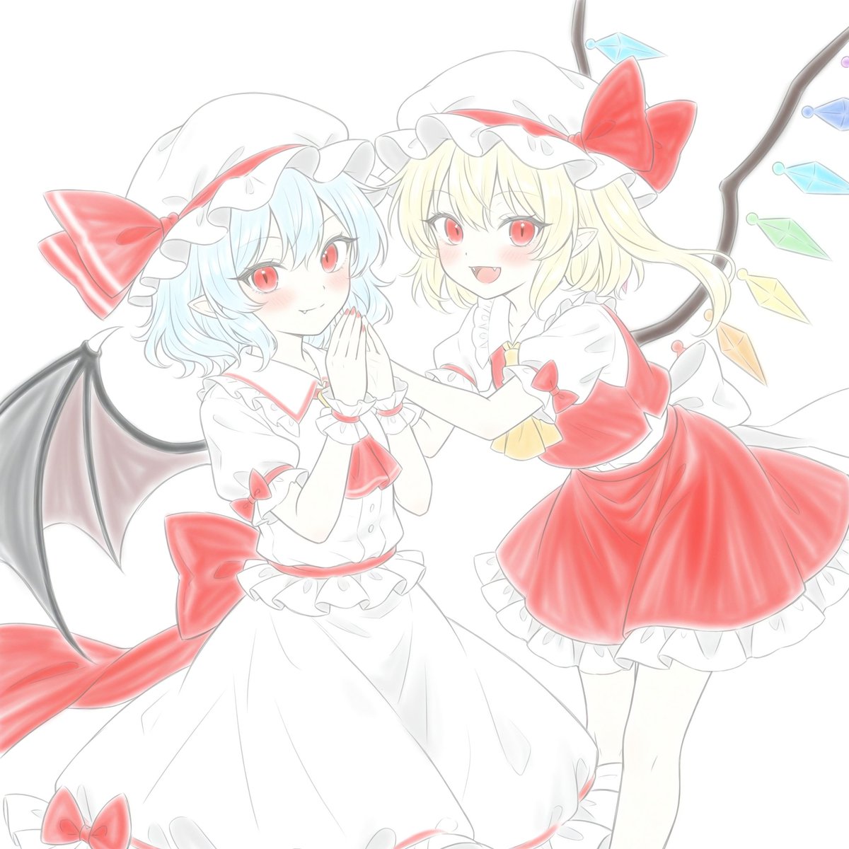 スカーレット姉妹 #東方Project #レミリア・スカーレット #フラン