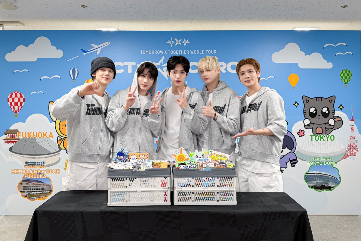 [#今日のTXT] 260208
TOMORROW X TOGETHER WORLD TOUR <ACT : TOMORROW> IN JAPAN

MOAと一緒に駆け抜けた日本公演🥰
最高の景色をありがとうございました✨

#TOMORROW_X_TOGETHER #TXT
#ACT_TOMORROW
#TXT_TOUR_ACTTOMORROW
#TXTと過ごす冬