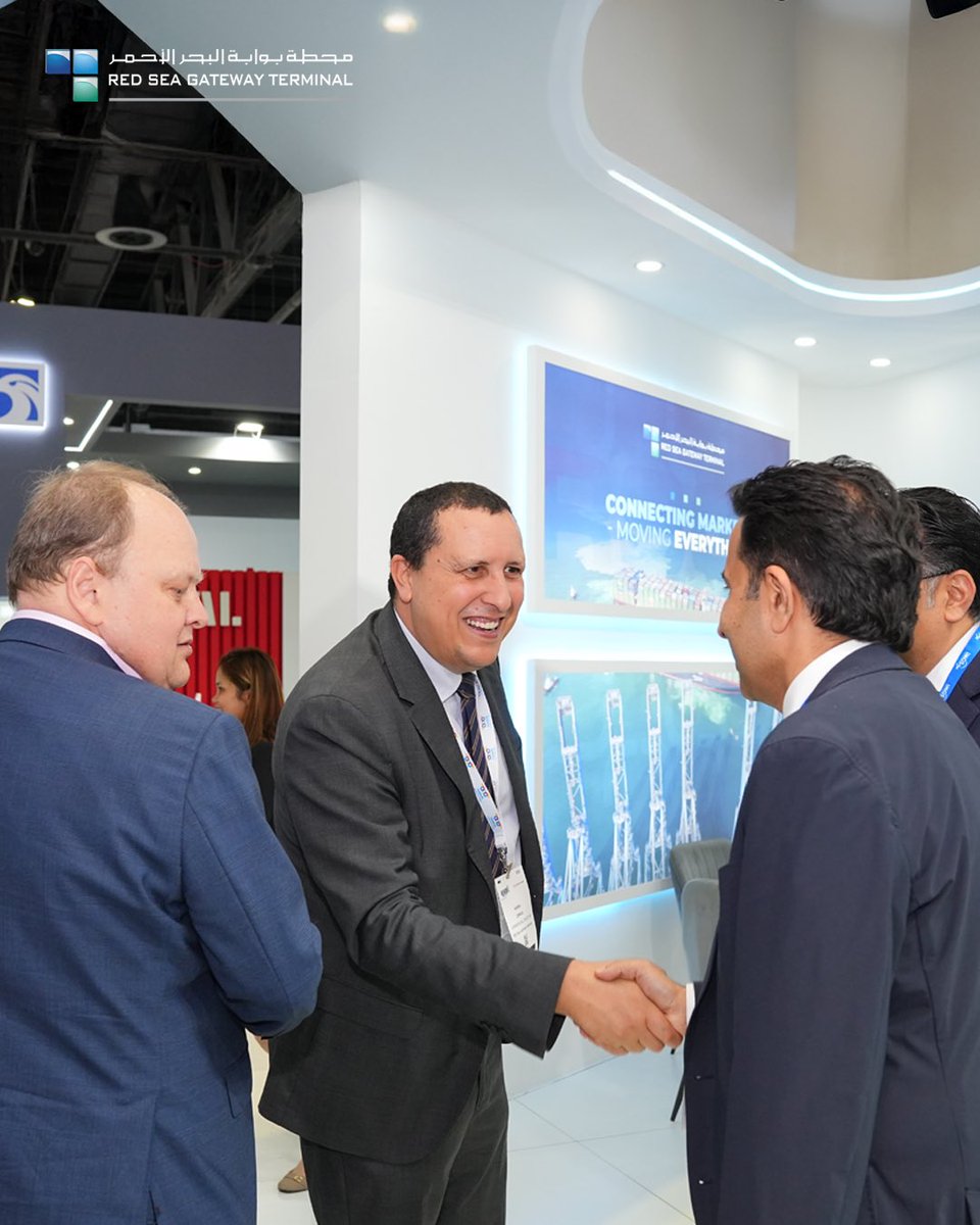 redseagateway's tweet photo. Thank you to everyone who visited us at Breakbulk Middle East.
It was great connecting with our partners, clients, and industry professionals, and having such valuable conversations throughout the event. We look forward to welcoming you again next year.
#RSGT #BreakbulkME https://t.co/M1N05c5XmE