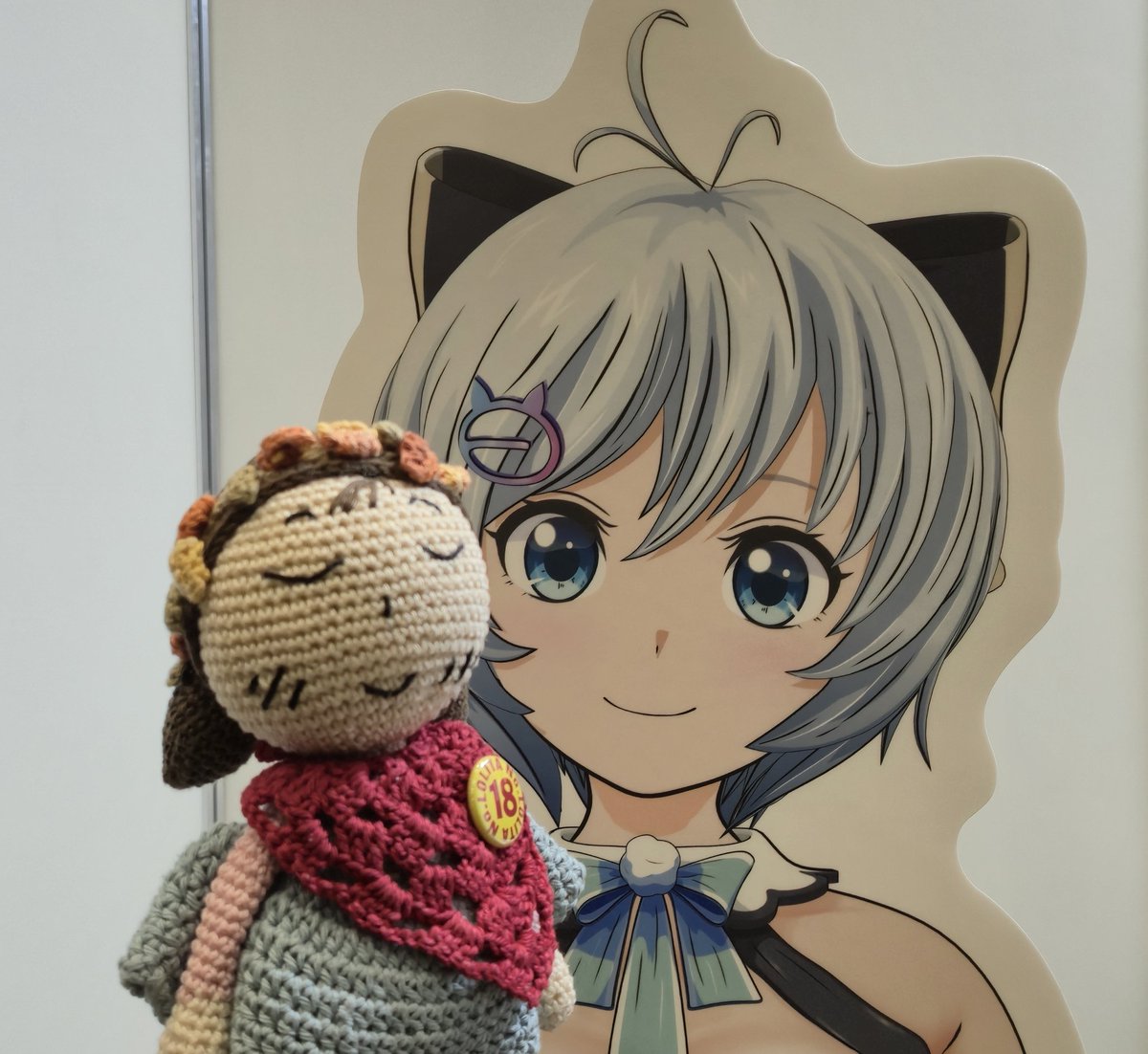 Lukeirin's tweet image. C'était vraiment sympa ma première wonder festival ! Il neigé, les photos etaient super belles, je suis tellement content d'avoir vu autant de cosplay kigurumi ! ❄️❤️🥰 (j'ose pas poster les photos parce que je ne me rappelle pas de qui est d'accord pour ! 🙇‍♂️)
#WF2026W