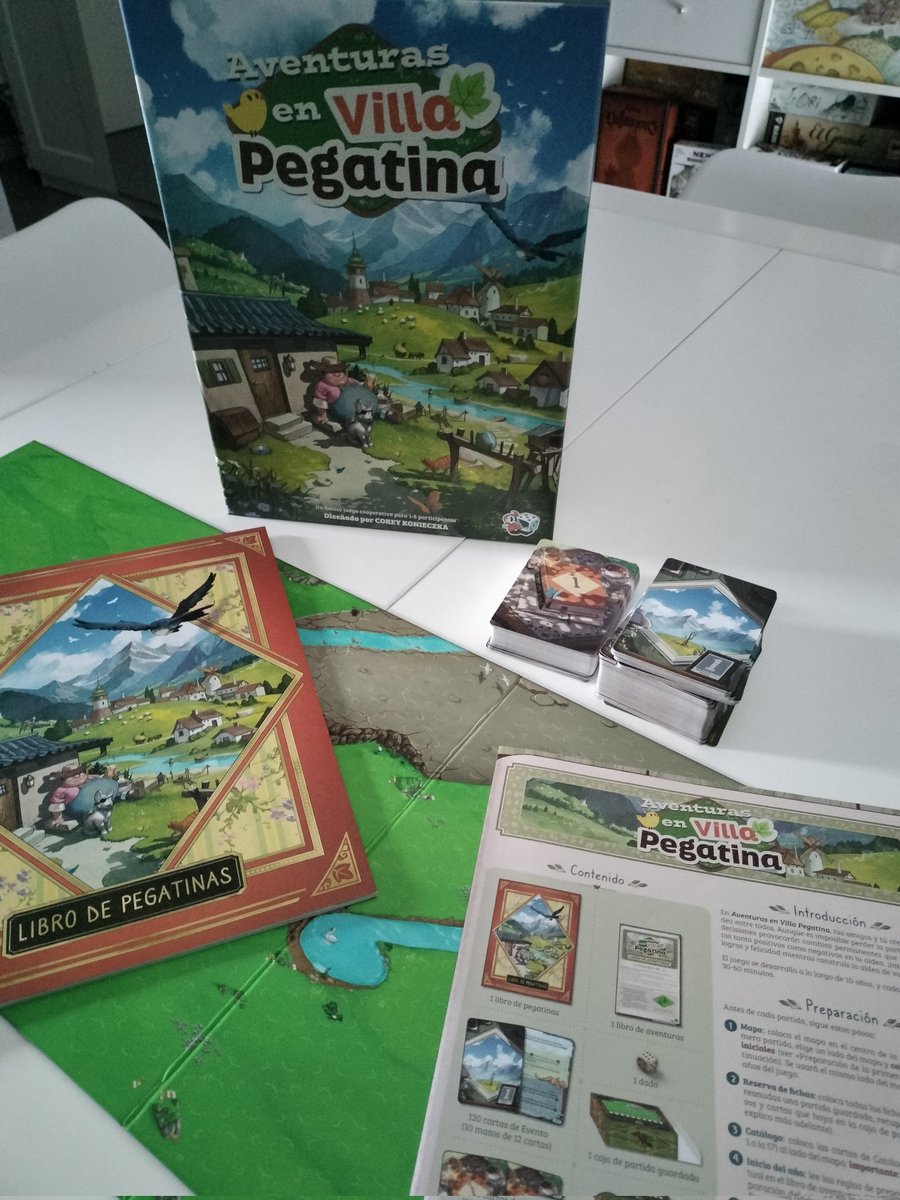 <a href="/Asmodee_es/">asmodee</a> nos trae esta MARAVILLA de juego en el que podremos jugar 2 campañas de 10 partidas cada una y en el que cada partida vamos poniendo pegatinas en un mapa y tomando decisiones según los eventos. 
¡Pinta chulísima esta aventura Legacy!

#OwenRules #JuegosdeMesa