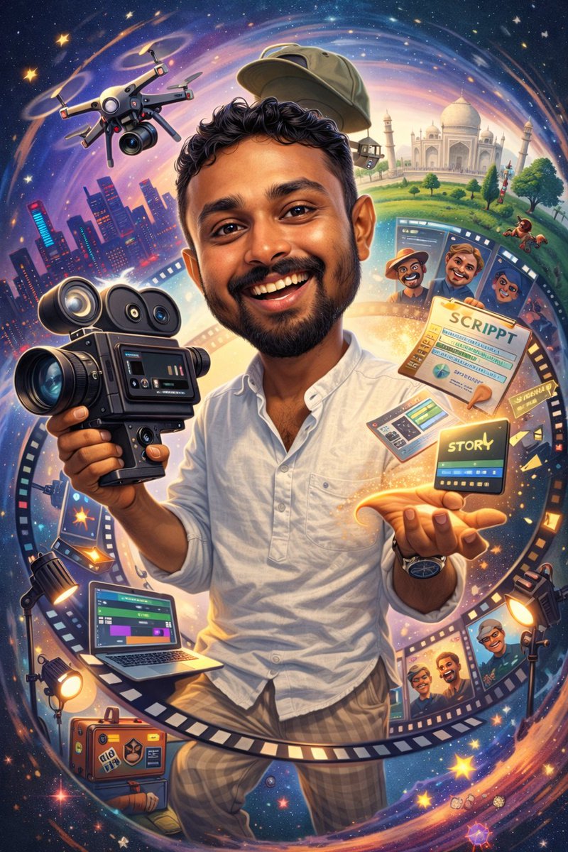 ajil_subhash's tweet photo. Prompt : Create a caricature of me and my hobbies/Passion based on everything you know about me 

chatGpt

#ChatGPT #aiimage #prompt https://t.co/5efhvwNzhx