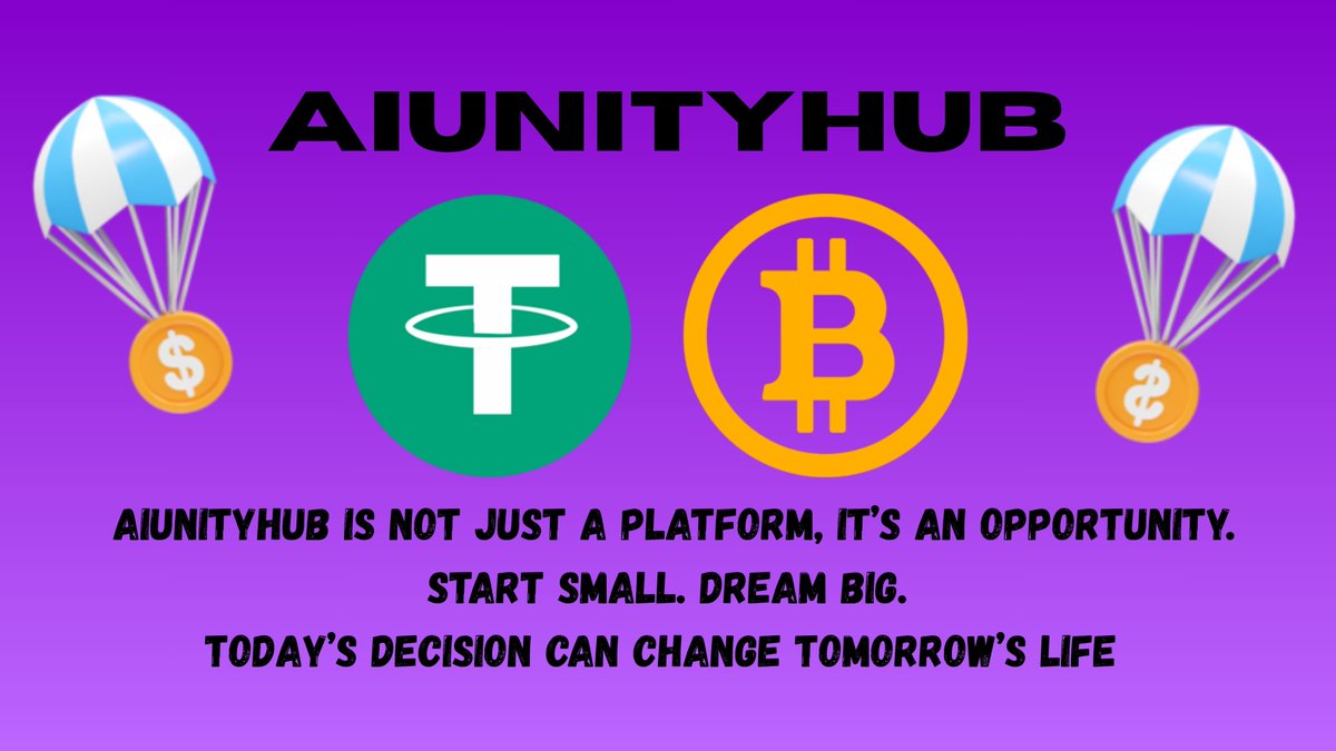 aiunityhub_'s tweet photo. Join with trust wallet , metamask wallet , token pocket , safe wallet etc……  

Joining link - https://t.co/tHM78lKKxu

#CryptoNews #aiunityhub #Web3 #defi https://t.co/2WaKhodoUf