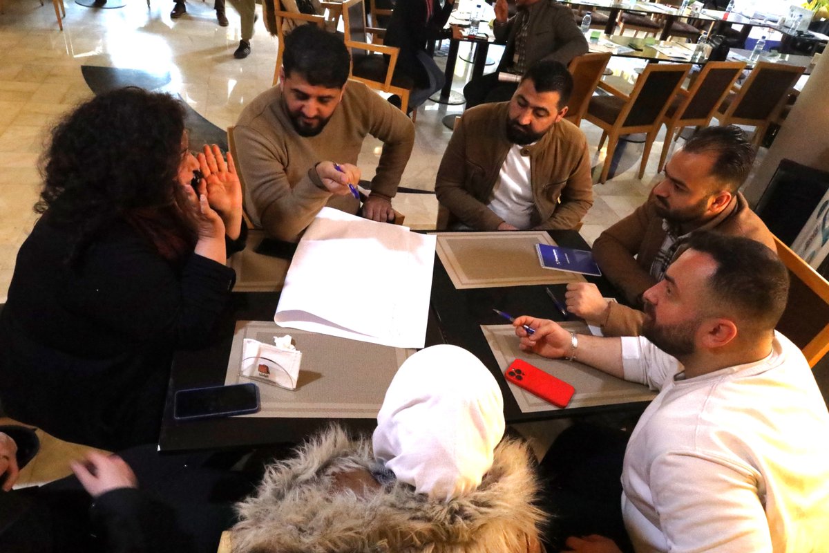 hihfaduk's tweet image. 📢 HiHFAD launches training for Speech and Language Pathologists in Damascus! Our course, 'Trauma-Informed Care', empowers specialists to support children affected by conflict. Funded by the German Federal Foreign Office &amp;amp; supported by GIZ. #SpeechTherapy #Syria #HiHFAD