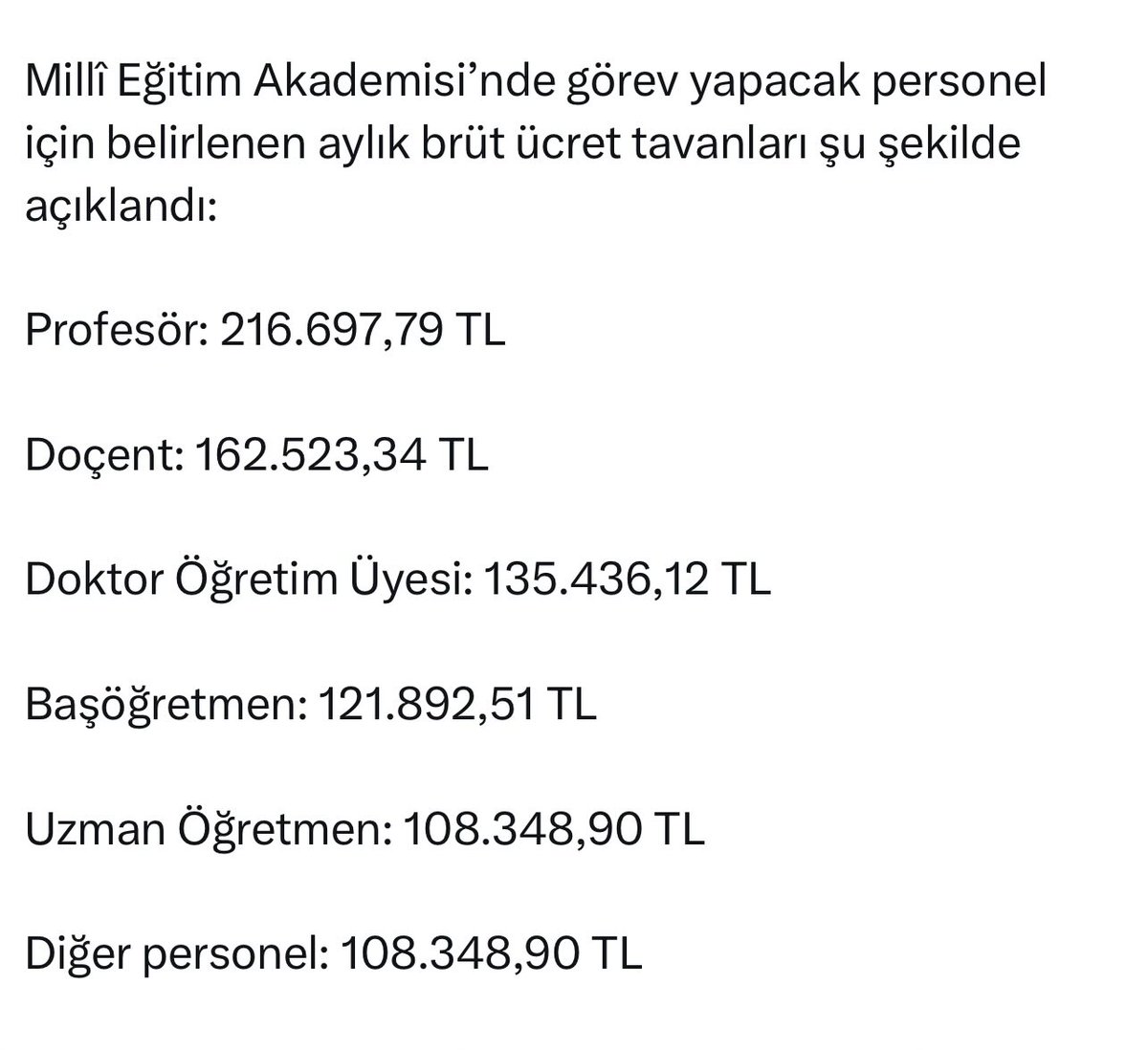 Öğretmen maaşları da yoksulluk sınırı üzerine çıkarılmalıdır.