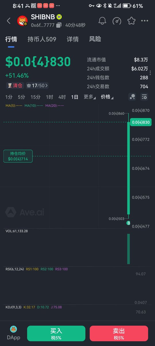 💩SHIBNB屎币牛逼，梦回2021🔥
💎暴力分BNB+暴力回流
🌹Ave热搜🔥🔥🔥
👑SHIBNB合约
0x6f3a326451c34224952015eb3844caa19ddb7777