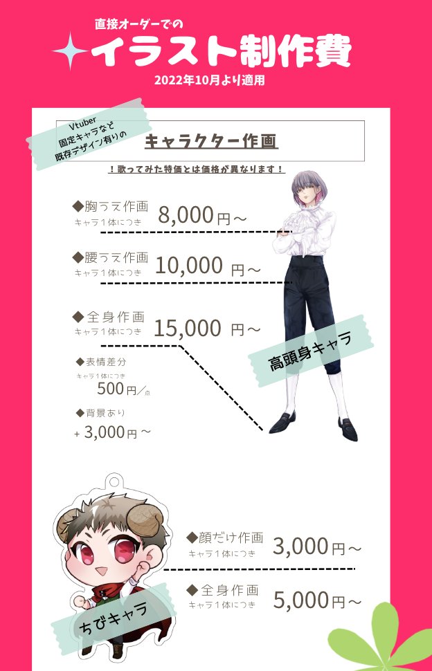 イラストご依頼受付中】 📢法人向け、個人向けのサイトに掲載している