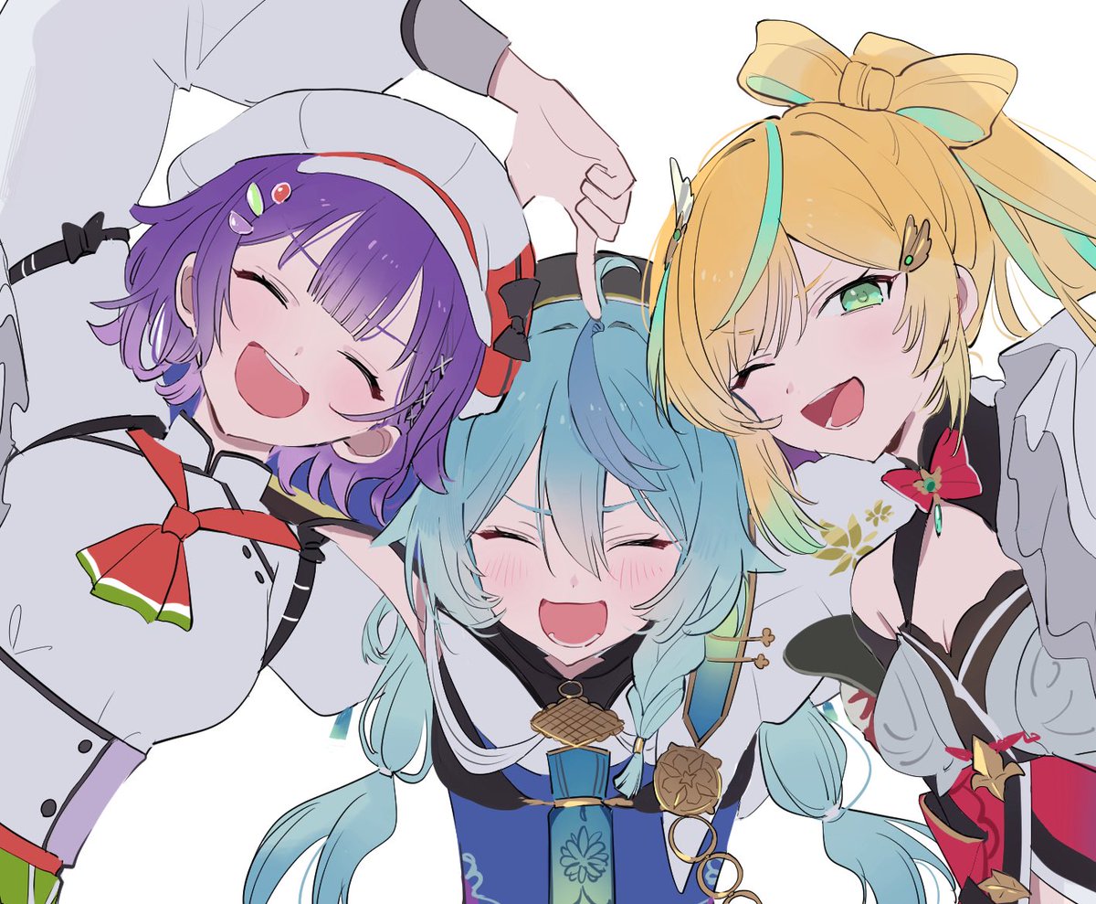 3人並んだとこ良かった(ナナたま3Dお披露目)
#珠乃イラスト #すずなあーと #はひふへポートレート