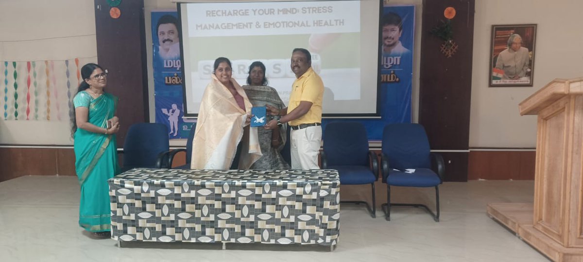 UTindivanam's tweet photo. Recharge Your Mind ✨
An engaging workshop on Stress Management &amp; Emotional Health was held for first &amp; second years by Ms. Priya G Arun Prasad, Mind &amp; Company. Students learned practical ways to manage stress, build resilience, and stay focused with confidence. #HealthAwareness https://t.co/e2644FTCYD