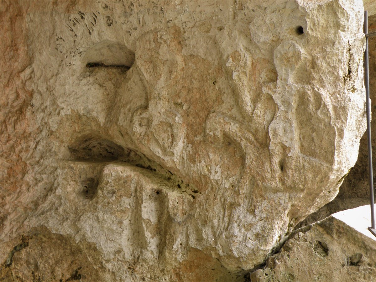 PatrimonioAlava's tweet photo. #Markinez. En las #eremíticas cuevas artificiales de #Larrea y la cueva de #SantaLeocadia hay 2 relieves #célticos de la Diosa de #Epona. #Álava
Foto: @alavamedieval https://t.co/vVKwl8IQUt