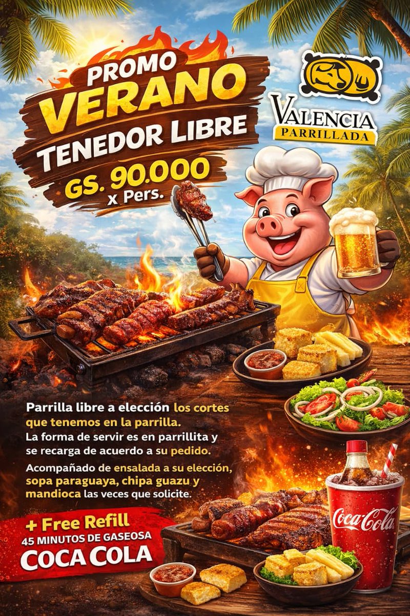 VALENCIAparrill's tweet photo. Pedidos &amp; Reservas
 WA 0972 215009 @Carlosmperalta @Danymacica @gurudeportivo1 @infobarreraspy @izquierdo010 @johnnygon08
@gurudeportivo1   
@jotabernabe
 @TrocheCarlos
@ChipiVera89
@Benru79
@FigueJuanma
@jotabernabe https://t.co/7rq7Yc9yF8